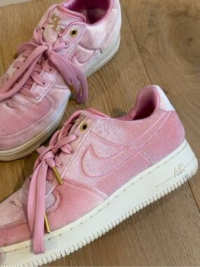 Nike Pink Velvet Sneakers